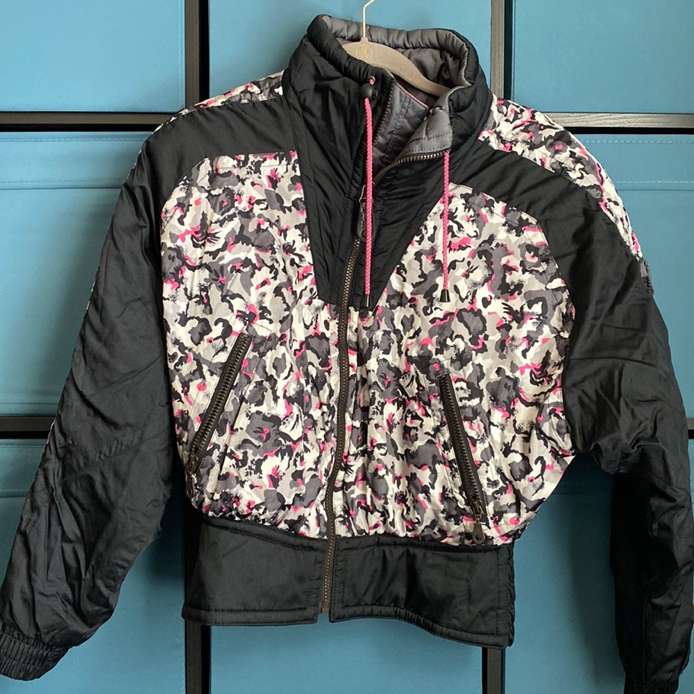 Vintage 90s Kaelin Ski Insulated Printed Jacket Size 10